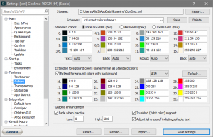 ConEmu Color settings